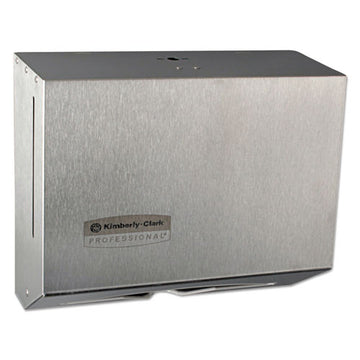 Kimberly-Clark Professional* Windows Scottfold Compact Towel Dispenser, 10.6 X 4.75 X 9, Stainless Steel freeshipping - TVN Wholesale